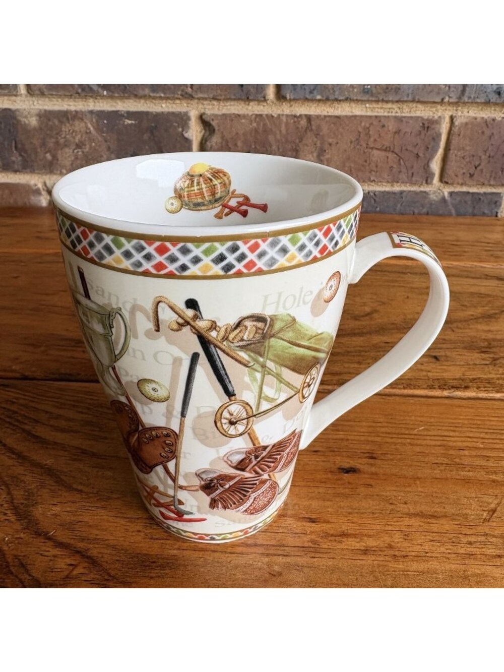Golf Coffee Mug Paul Cardew Bone China Designed in England